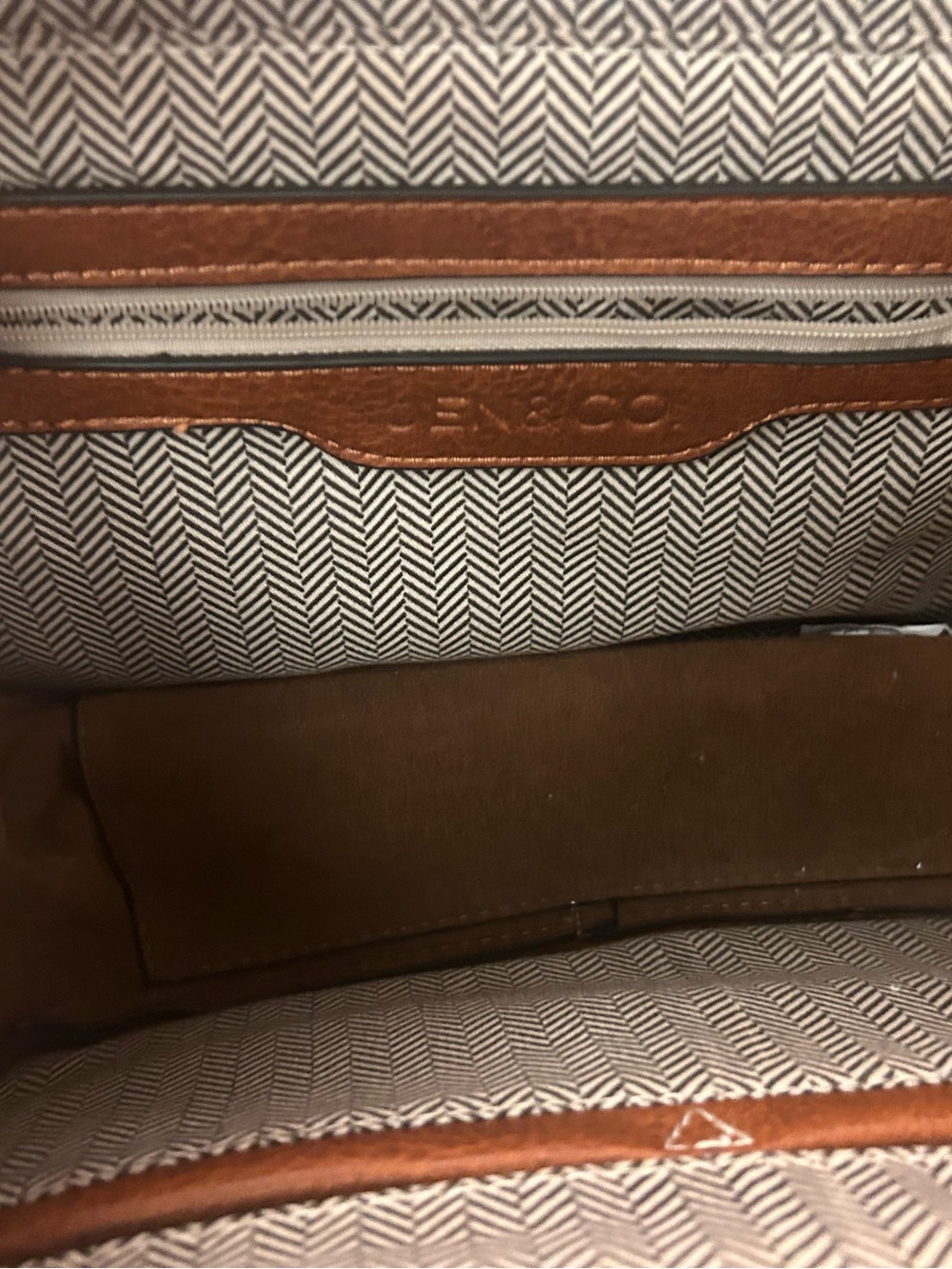 Bag Leopard-Print Flap Satchel in Brown Jenn and Company - Picture 6 of 8